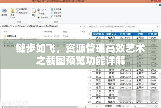 键步如飞，资源管理高效艺术之截图预览功能详解