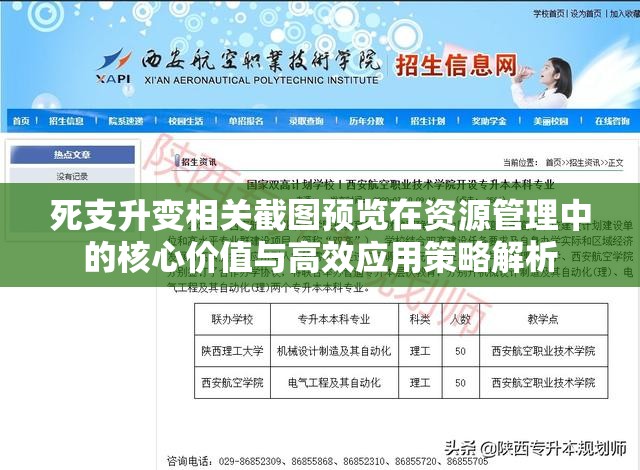 死支升变相关截图预览在资源管理中的核心价值与高效应用策略解析