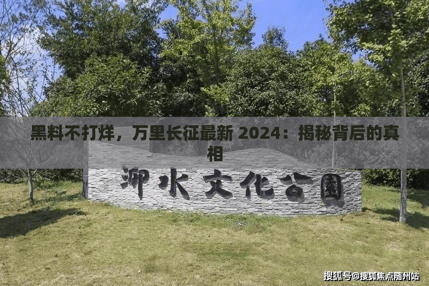 黑料不打烊，万里长征最新 2024：揭秘背后的真相