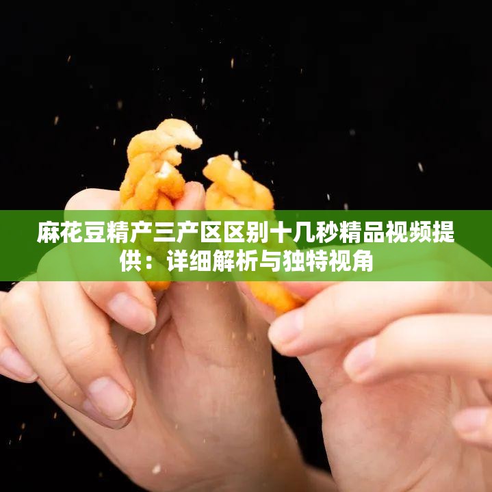 麻花豆精产三产区区别十几秒精品视频提供：详细解析与独特视角