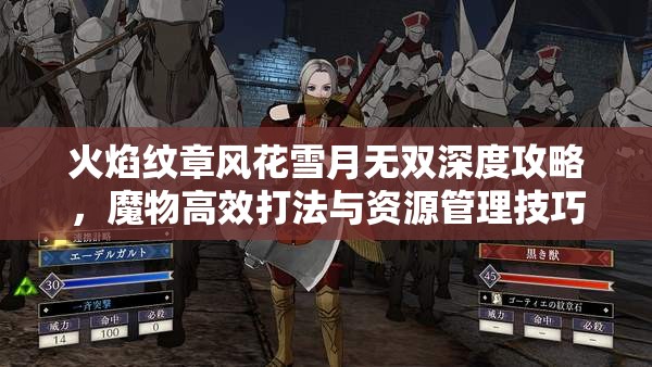 火焰纹章风花雪月无双深度攻略，魔物高效打法与资源管理技巧解析