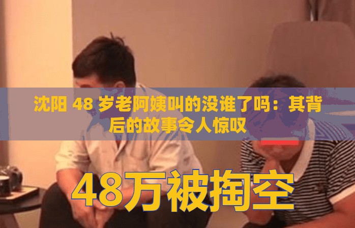 沈阳 48 岁老阿姨叫的没谁了吗：其背后的故事令人惊叹