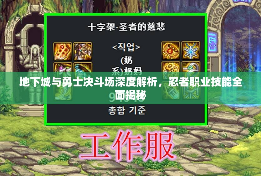地下城与勇士决斗场深度解析，忍者职业技能全面揭秘