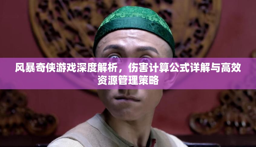 风暴奇侠游戏深度解析，伤害计算公式详解与高效资源管理策略