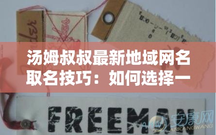 汤姆叔叔最新地域网名取名技巧：如何选择一个合适的网名