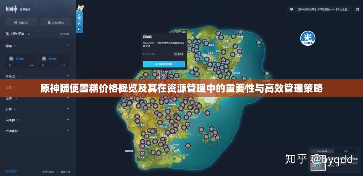 原神随便雪糕价格概览及其在资源管理中的重要性与高效管理策略