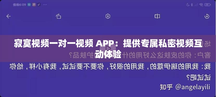寂寞视频一对一视频 APP：提供专属私密视频互动体验