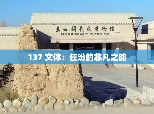 137 文体：任汾的非凡之路