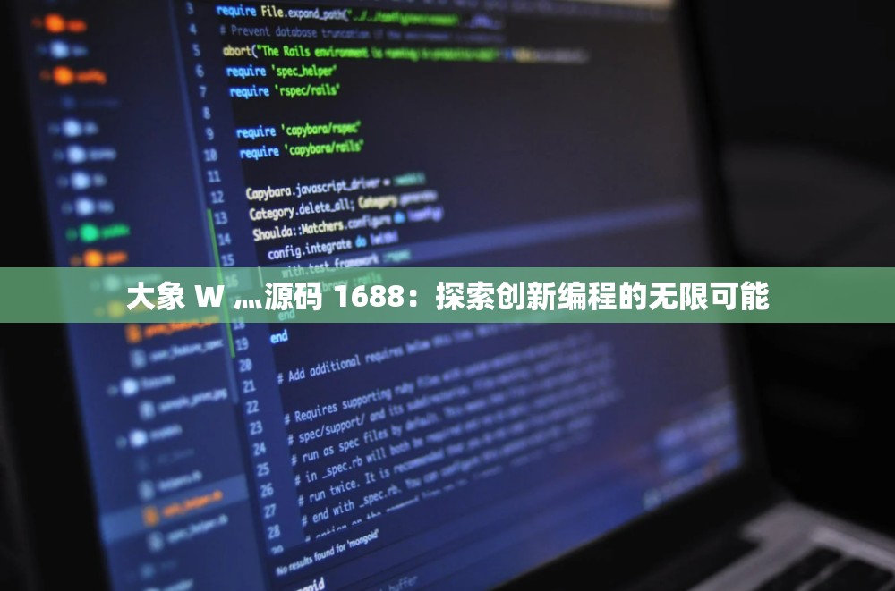 大象 W 灬源码 1688：探索创新编程的无限可能
