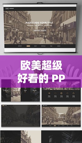 欧美超级好看的 PPT 之精美绝伦风格独特案例展示