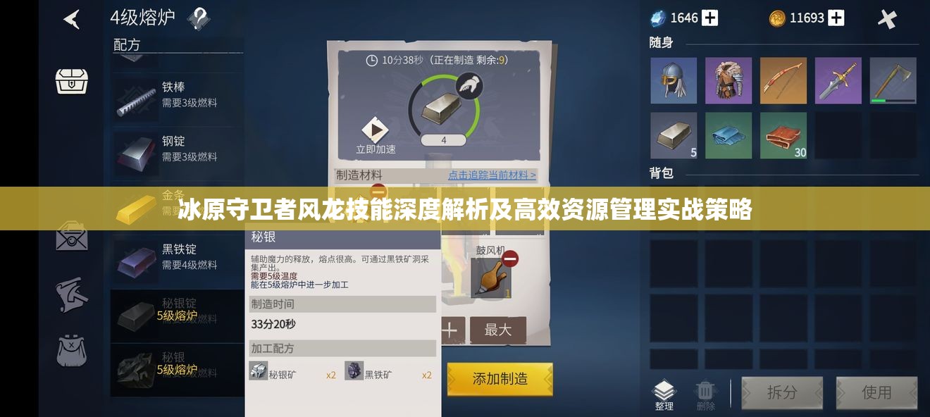 冰原守卫者风龙技能深度解析及高效资源管理实战策略