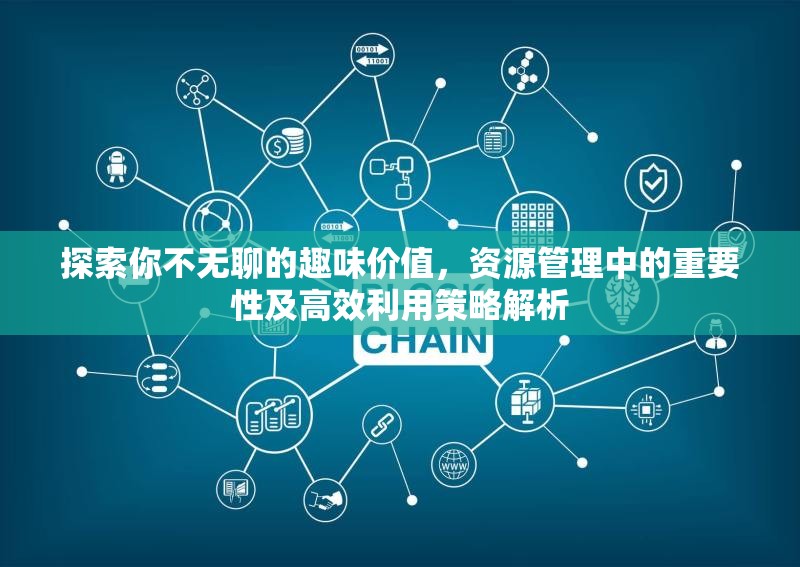 探索你不无聊的趣味价值，资源管理中的重要性及高效利用策略解析