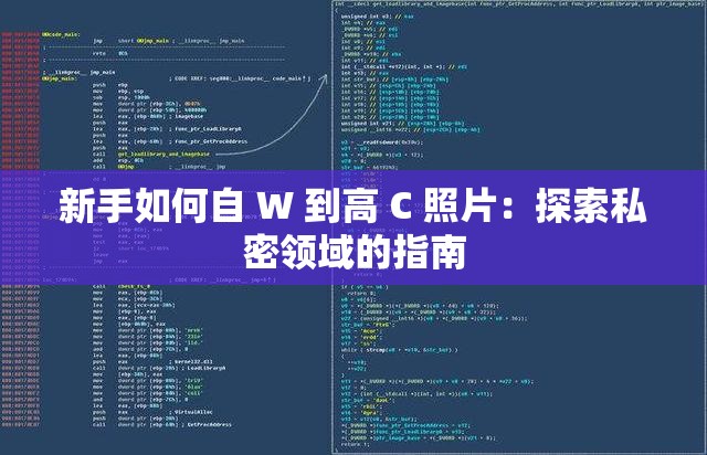 新手如何自 W 到高 C 照片：探索私密领域的指南