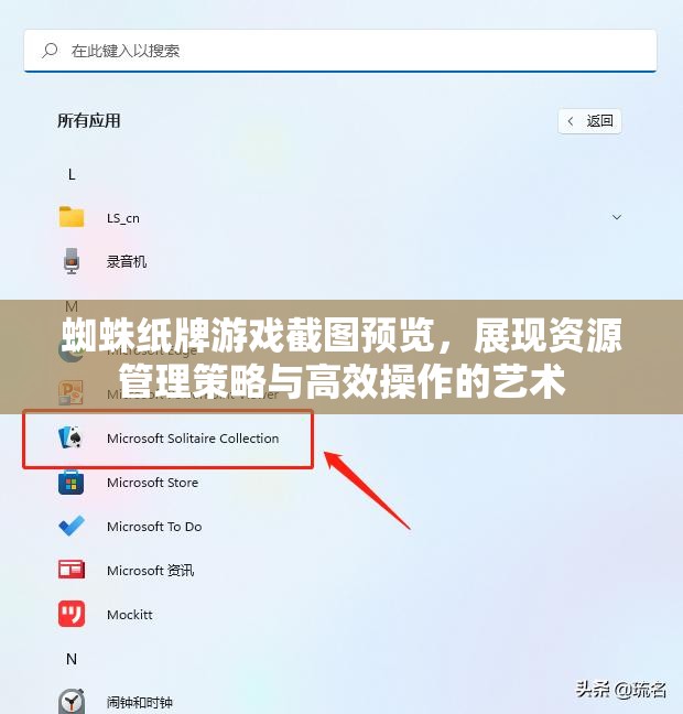 蜘蛛纸牌游戏截图预览，展现资源管理策略与高效操作的艺术