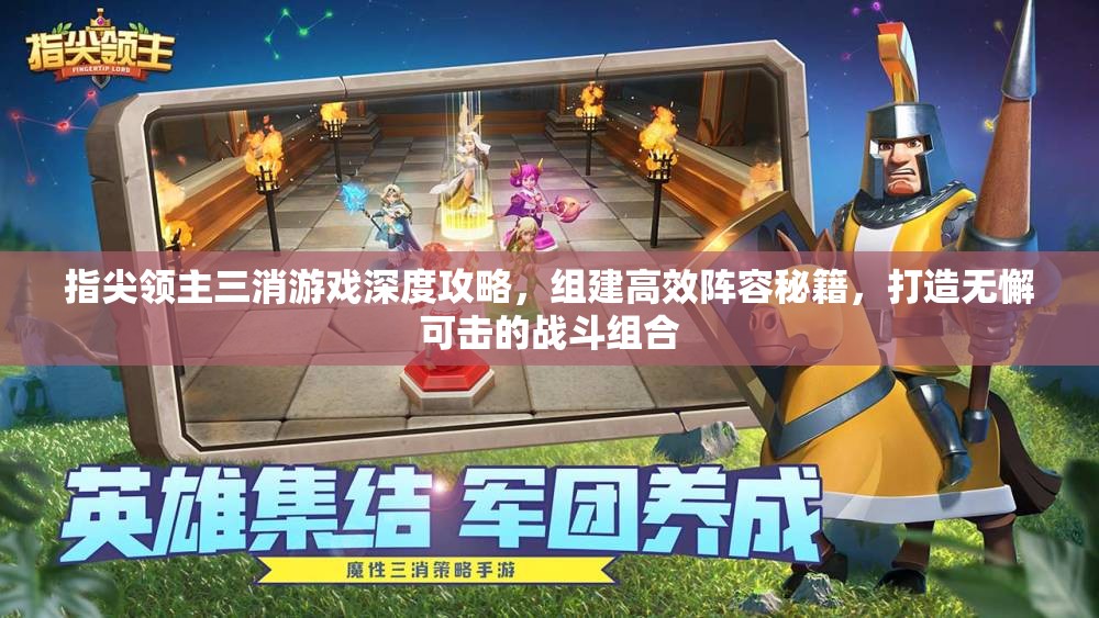 指尖领主三消游戏深度攻略，组建高效阵容秘籍，打造无懈可击的战斗组合