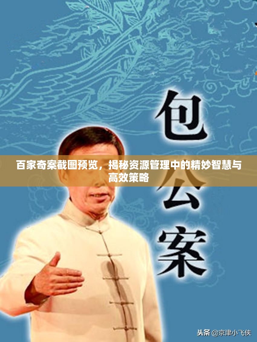 百家奇案截图预览，揭秘资源管理中的精妙智慧与高效策略