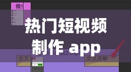 热门短视频制作 app，轻松打造精彩视频