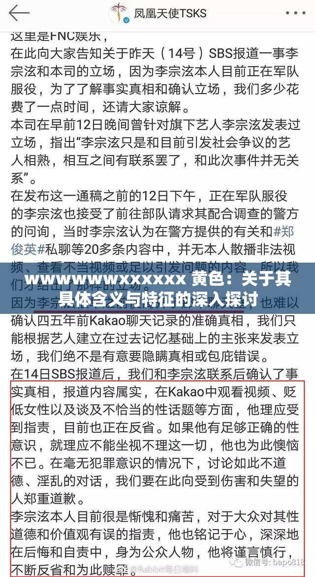 wwwwwwxxxxxx 黄色：关于其具体含义与特征的深入探讨