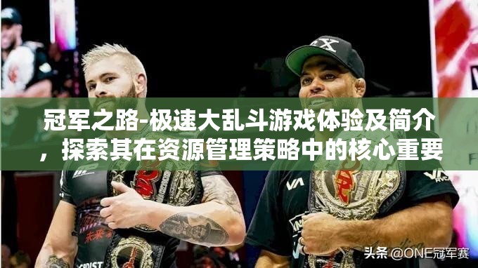 冠军之路-极速大乱斗游戏体验及简介，探索其在资源管理策略中的核心重要性