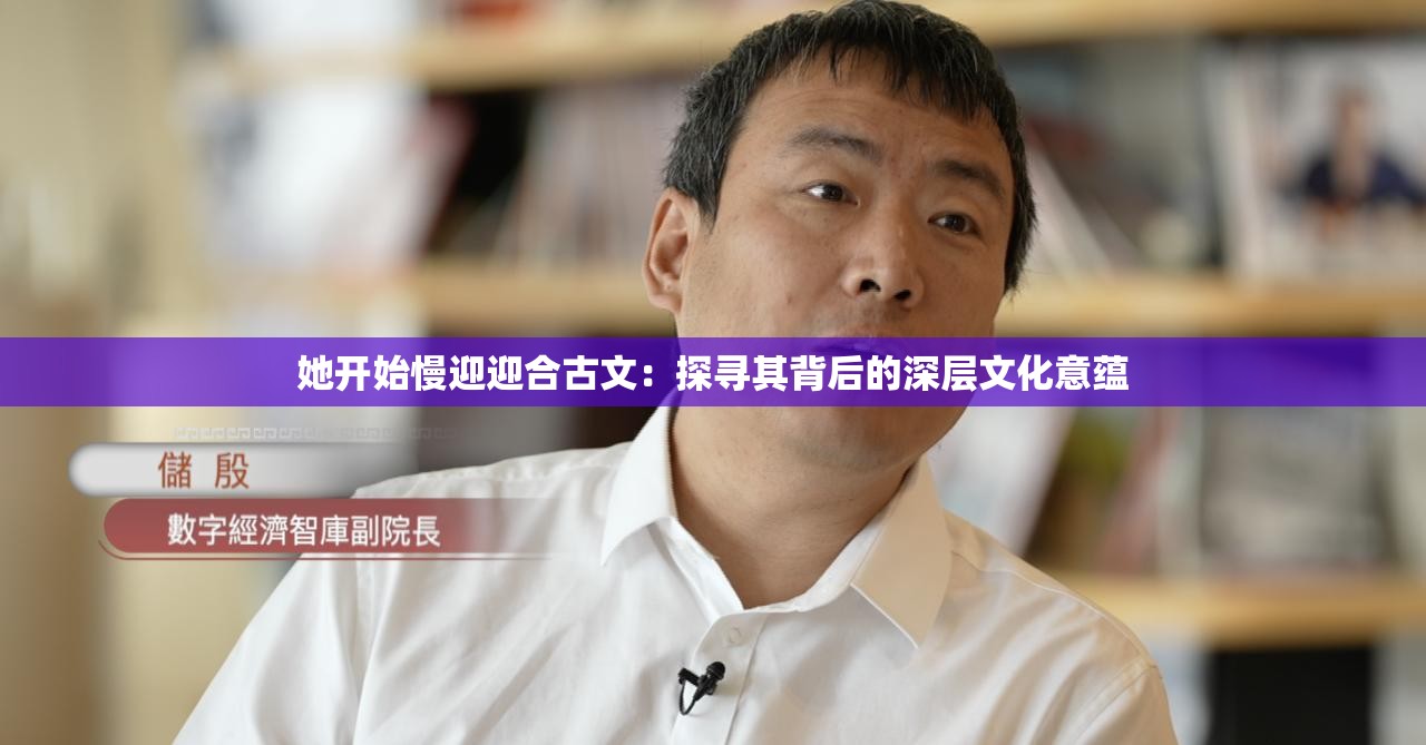 她开始慢迎迎合古文：探寻其背后的深层文化意蕴