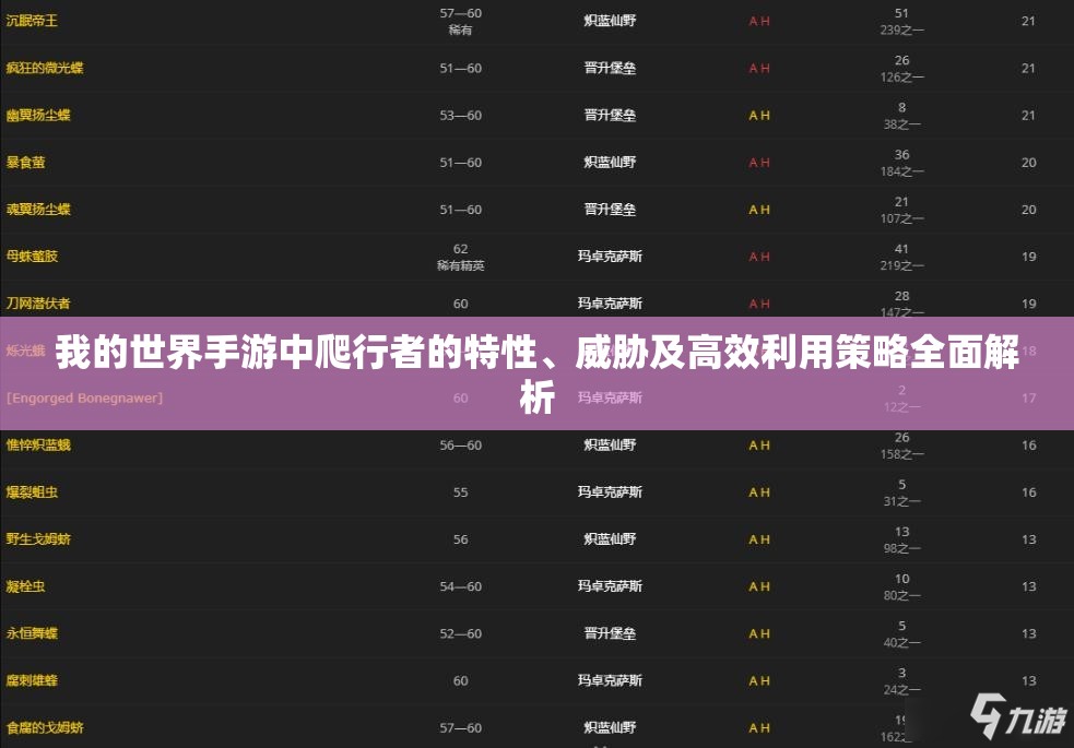 我的世界手游中爬行者的特性、威胁及高效利用策略全面解析