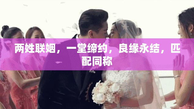 两姓联姻，一堂缔约，良缘永结，匹配同称