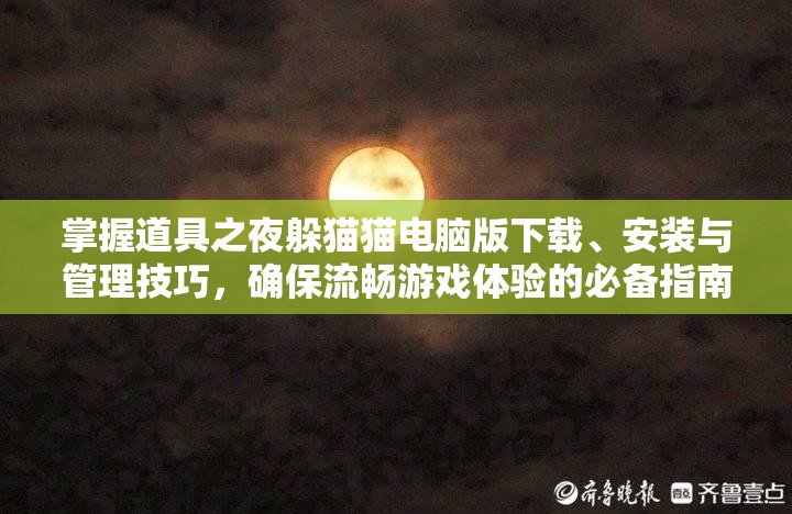 掌握道具之夜躲猫猫电脑版下载、安装与管理技巧，确保流畅游戏体验的必备指南