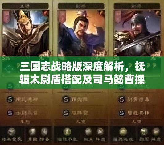 三国志战略版深度解析，抚辑太尉盾搭配及司马懿曹操满宠阵容攻略