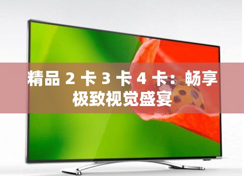 精品 2 卡 3 卡 4 卡：畅享极致视觉盛宴