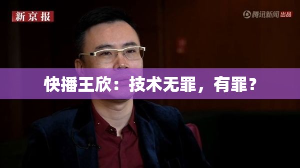 快播王欣：技术无罪，有罪？
