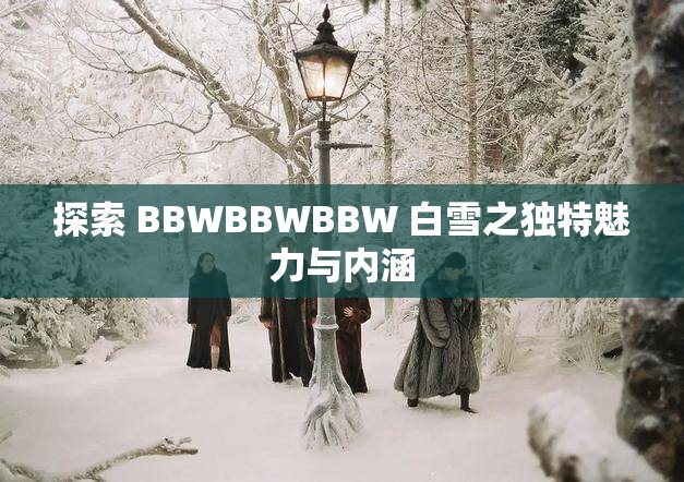 探索 BBWBBWBBW 白雪之独特魅力与内涵