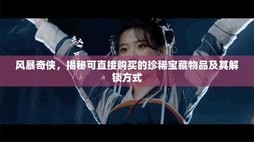风暴奇侠，揭秘可直接购买的珍稀宝藏物品及其解锁方式
