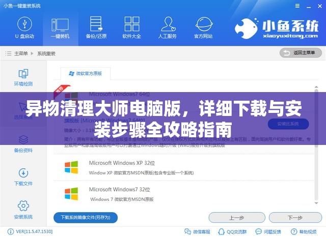 异物清理大师电脑版，详细下载与安装步骤全攻略指南