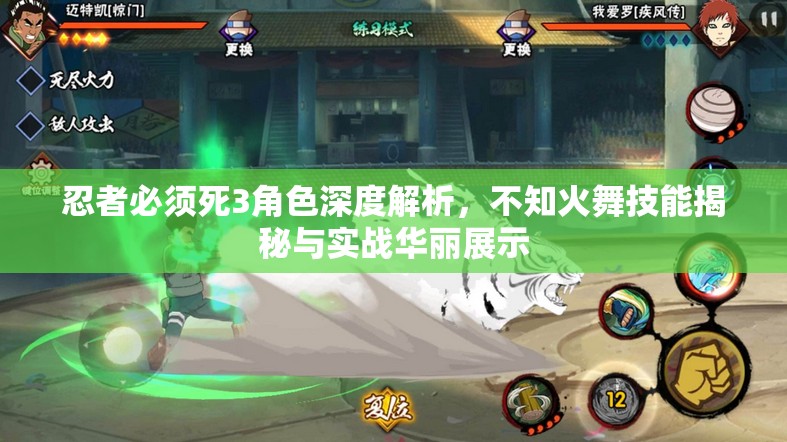 忍者必须死3角色深度解析，不知火舞技能揭秘与实战华丽展示