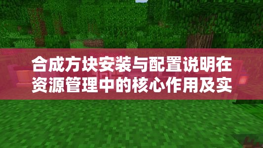 合成方块安装与配置说明在资源管理中的核心作用及实现高效应用策略