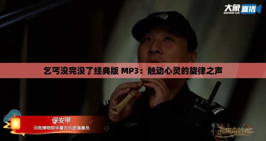 乞丐没完没了经典版 MP3：触动心灵的旋律之声