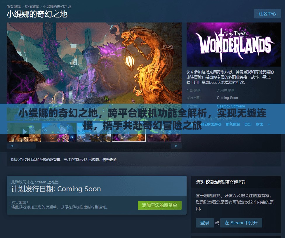 小缇娜的奇幻之地，跨平台联机功能全解析，实现无缝连接，携手共赴奇幻冒险之旅