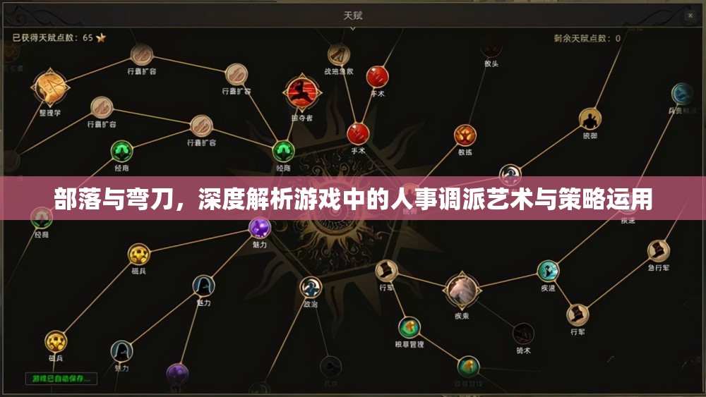 部落与弯刀，深度解析游戏中的人事调派艺术与策略运用