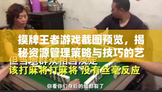 摸牌王者游戏截图预览，揭秘资源管理策略与技巧的艺术