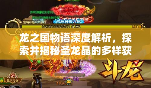 龙之国物语深度解析，探索并揭秘圣龙晶的多样获取途径与策略