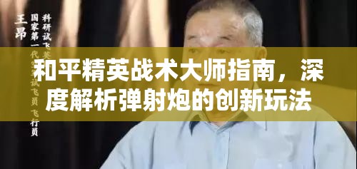 和平精英战术大师指南，深度解析弹射炮的创新玩法与策略