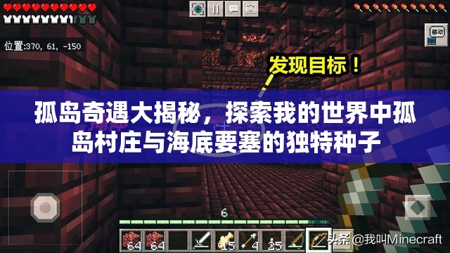 孤岛奇遇大揭秘，探索我的世界中孤岛村庄与海底要塞的独特种子