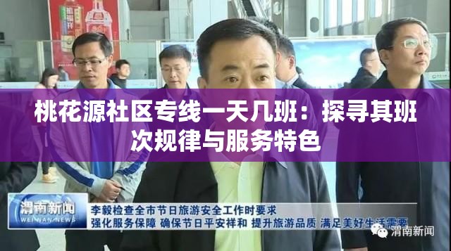 桃花源社区专线一天几班：探寻其班次规律与服务特色