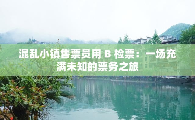 混乱小镇售票员用 B 检票：一场充满未知的票务之旅