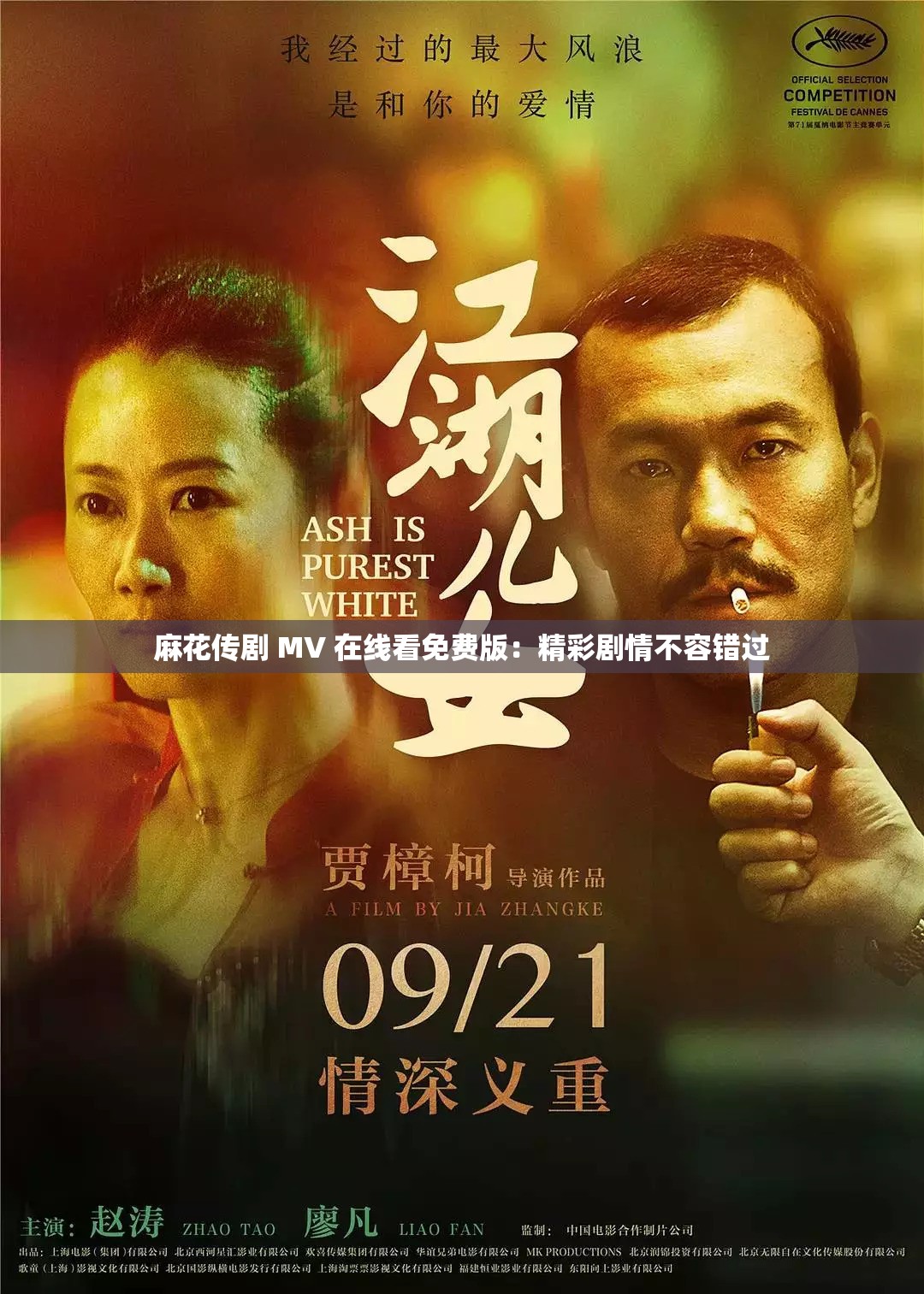 麻花传剧 MV 在线看免费版：精彩剧情不容错过