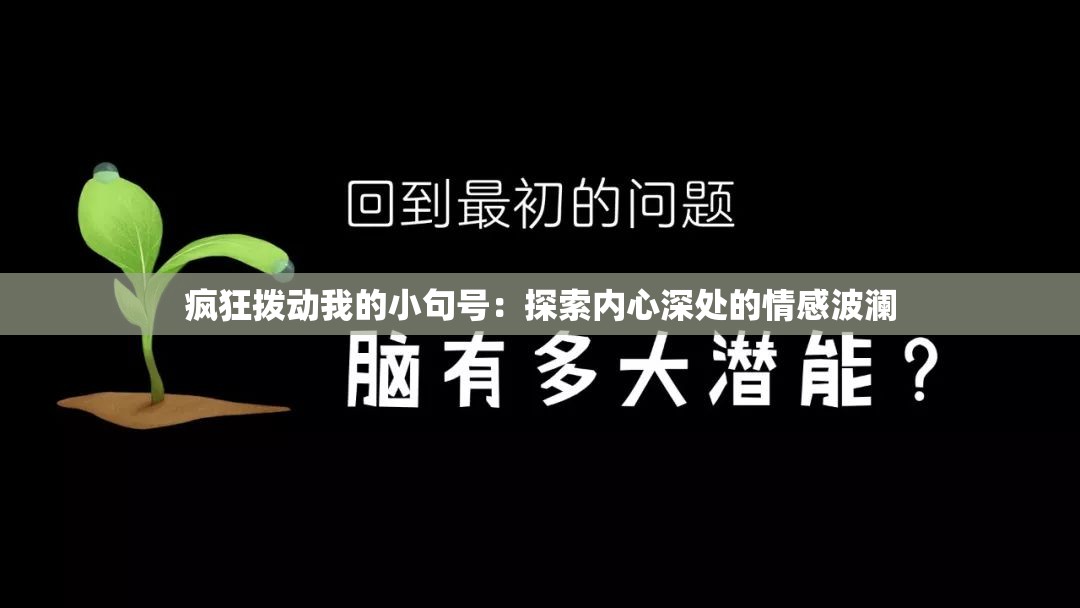 疯狂拨动我的小句号：探索内心深处的情感波澜