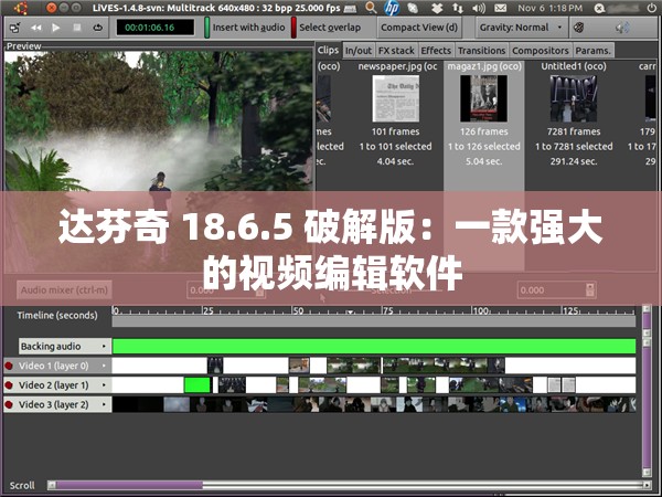 达芬奇 18.6.5 破解版：一款强大的视频编辑软件