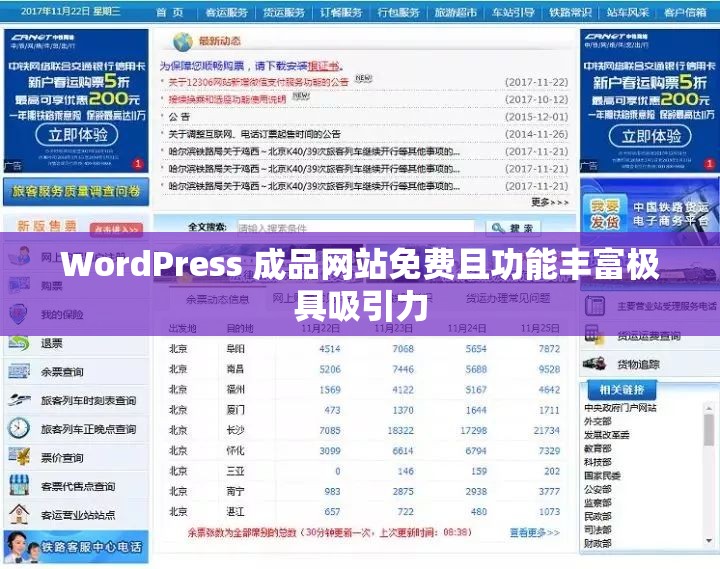 WordPress 成品网站免费且功能丰富极具吸引力