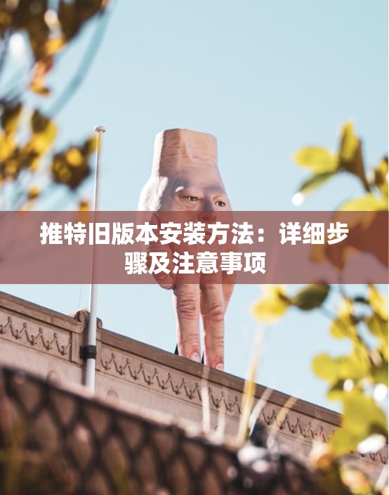 推特旧版本安装方法：详细步骤及注意事项