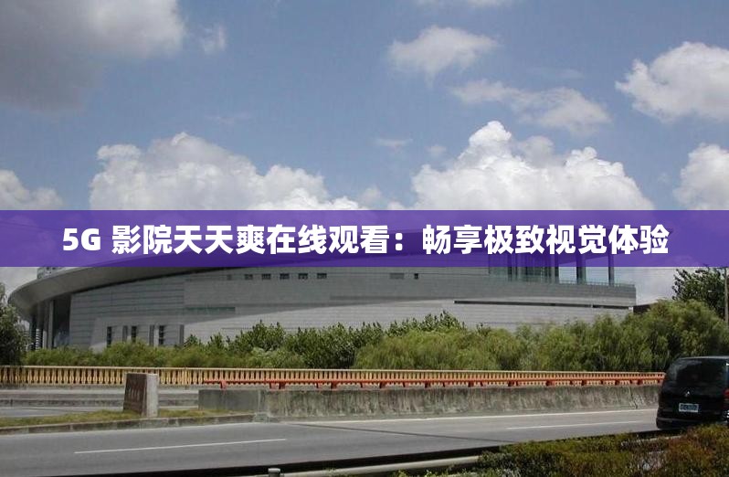5G 影院天天爽在线观看：畅享极致视觉体验